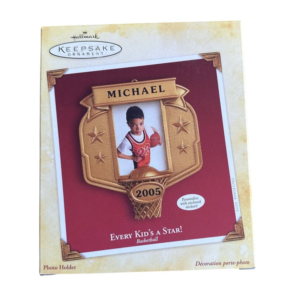 Hallmark Keepsake Ornament Every Kid's A Star Basketball 2005 Ornament